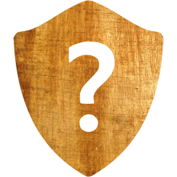 question shield icon