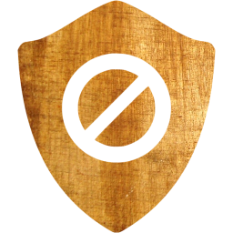 restriction shield icon