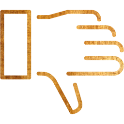 thumb down icon