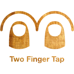 two finger tap 2 icon