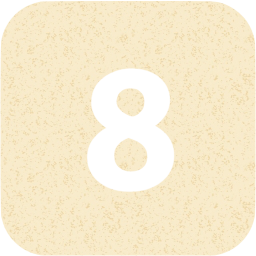 8 filled icon