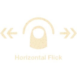 horizontal flick 2 icon