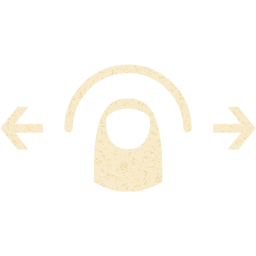 horizontal swipe icon