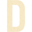 letter d