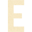 letter e