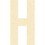 letter h