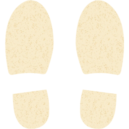 shoes footprints icon