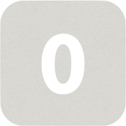 0 filled icon
