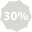 30 percent badge