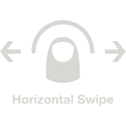 horizontal swipe 2 icon