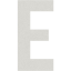 letter e