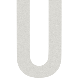 letter u icon