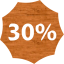 30 percent badge