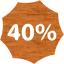 40 percent badge