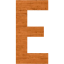 letter e