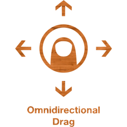 omnidirectional drag 2 icon