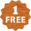 one free