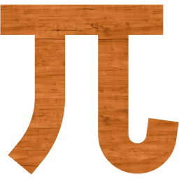 pi sign icon