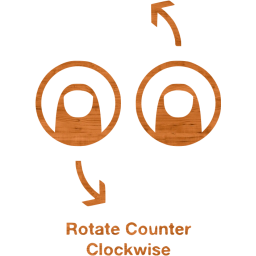 rotate counter clockwise 2 icon