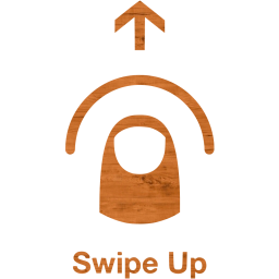 swipe up 2 icon