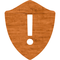 warning shield icon