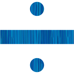 divide sign icon