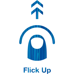 flick up 2 icon