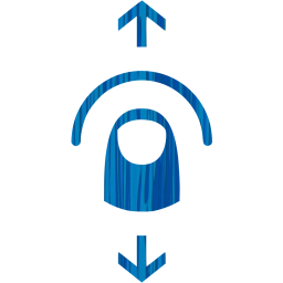 vertical swipe icon