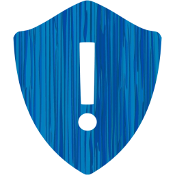 warning shield icon