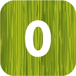 0 filled icon