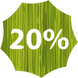 20 percent badge icon