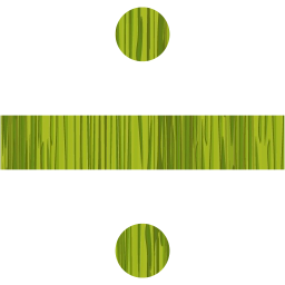 divide sign icon