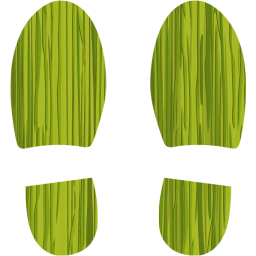 shoes footprints icon