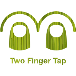 two finger tap 2 icon