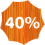 40 percent badge