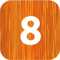8 filled icon
