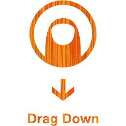 drag down 2 icon