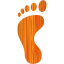 left footprint