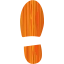 left shoe footprint