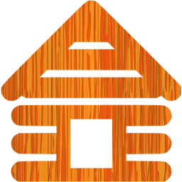 log cabin icon