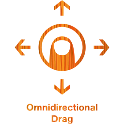 omnidirectional drag 2 icon