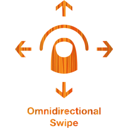 omnidirectional swipe 2 icon