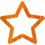 outline star