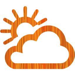 partly cloudy day icon