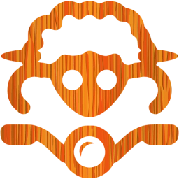 sheep on bike icon