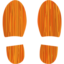 shoes footprints icon