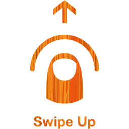 swipe up 2 icon