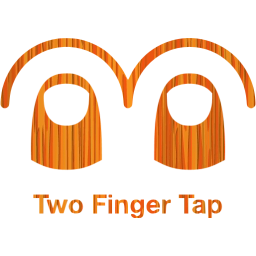 two finger tap 2 icon