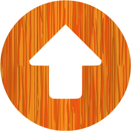 up circular icon