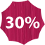 30 percent badge